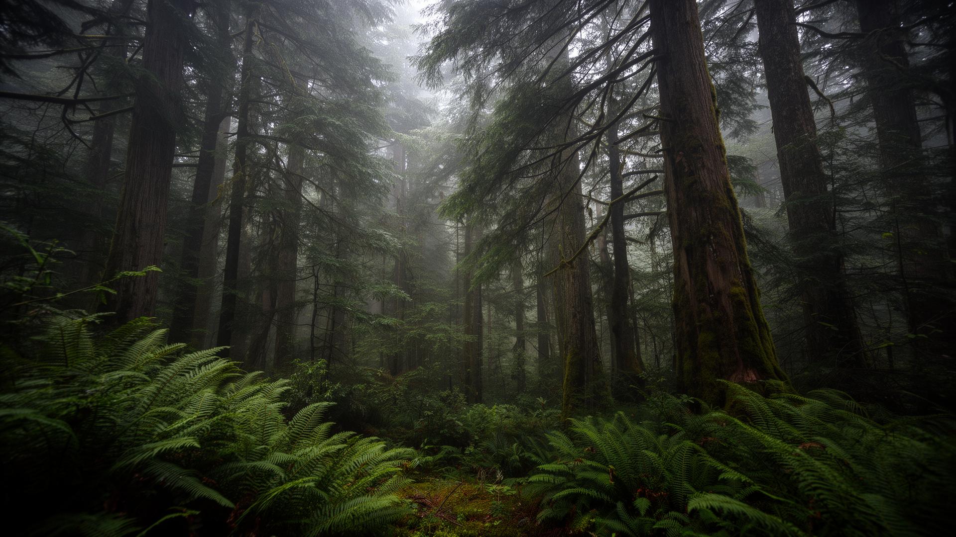 Canadian forest landscape